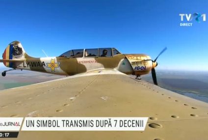 Un simbol transmis după șapte decenii. O icoană a Sfântului Ilie a ajuns la piloții români de F16, de la un veteran