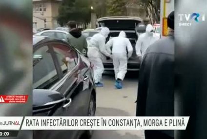 Rata infectărilor crește în Constanța, deși orașul este în carantină de trei săptămâni. Morga este plină