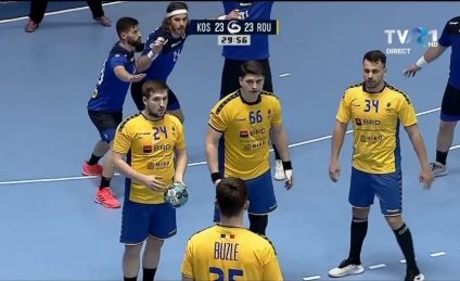 Handbal masculin: România – Kosovo 23-23, în preliminariile EURO 2022. Meciul a fost transmis de TVR1