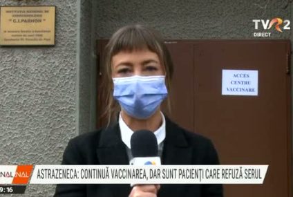 Continuă vaccinarea cu serul AstraZeneca, chiar dacă sunt unii care îl refuză. „Să ne fie frică de ce? Că avem șansa la viață și că îi respectăm pe ceilalți?”