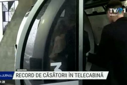 Rusia: Record de căsătorii în telecabină