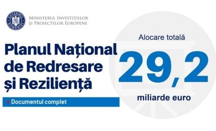 Premierul Florin Cîţu a prezentat Planul Naţional de Redresare şi Rezilienţă: Programul va finanţa cu sume mari Tranurile, Educaţia şi Sănătatea