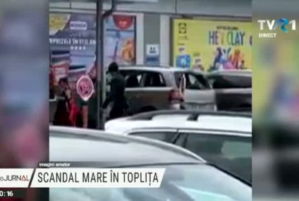 Scandal cu cuţite în Topliţa. Martorii au chemat poliția. Au fost mobilizaţi inclusiv luptători de la Serviciul pentru Acţiuni Speciale