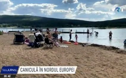 Val de căldură neobișnuit în țările nordice, chiar și aproape de cercul polar