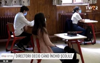 Directorii vor decide când închid şcolile din cauza numărului mare de infecții cu SARS-CoV-2