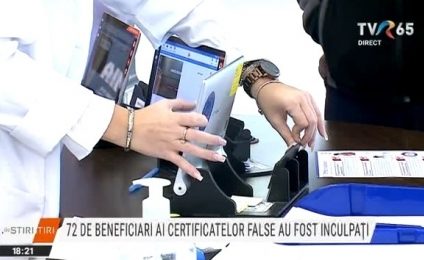 Rețeaua Neghiniță. Un funcționar a fost arestat preventiv după ce a vândut certificate verzi false. 72 de beneficiari ai falsurilor au fost inculpați