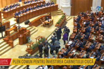 Guvernul Nicolae Ciucă a trecut în Parlament cu 318 voturi. Premierul învestit: Suntem un guvern al României și vom avea în centrul atenției cetățeanul