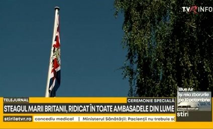 Steagul Marii Britanii, ridicat pentru o zi, în toate ambasadele din lume