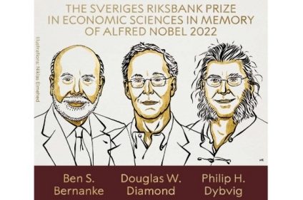 Premiul Nobel pentru Economie 2022 a fost acordat americanilor Ben Bernanke, Douglas Diamond şi Philip Dybvig
