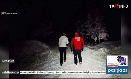 Turistă din Elveția, rătăcită în Munții Bucegi.  A fost găsită de salvamontişti în apropiere de o cabană