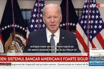 Președintele SUA, Joe Biden, asigurări după falimentul Silicon Valley Bank: Sistemul bancar american este solid. Toţi deponenţii pot fi siguri că îi vom proteja şi că vor avea acces la bani