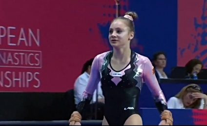 Gimnastică artistică: Sabrina Maneca-Voinea, locul 4 în finala de la sărituri la Europene