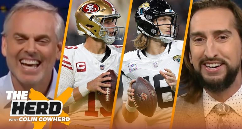 brock-purdy-was-exposed-again-in-49ers’-loss,-talks-trevor-lawrence’s-rise,-nba-tip-off-|-the-herd-–-the-herd-with-colin-cowherd