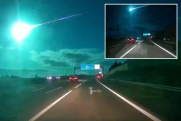 Meteor lights up sky bright blue over Spain, Portugal – New York Post
