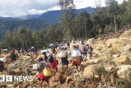 Papua New Guinea landslide: Race to rescue villagers trapped – BBC.com