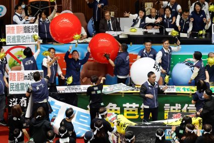 Thousands protest as Taiwan’s parliament passes contested reforms – Reuters