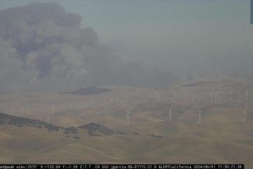 California firefighters battle wind-driven wildfire east of San Francisco overnight – The Associated Press