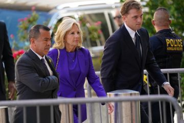 Jill Biden turns up to support Hunter at his gun trial in Delaware – The Independent