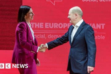 European elections: Centre left struggles to hold back surge from right – BBC.com