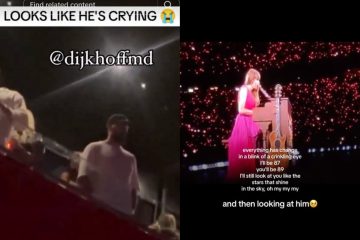 Fans gush at Travis Kelce crying over Taylor Swift’s song mashup – The Independent