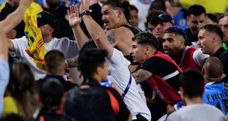 uruguay-players,-colombia-fans-clash-in-stands-after-copa-america-semifinal-–-the-athletic-–-the-new-york-times